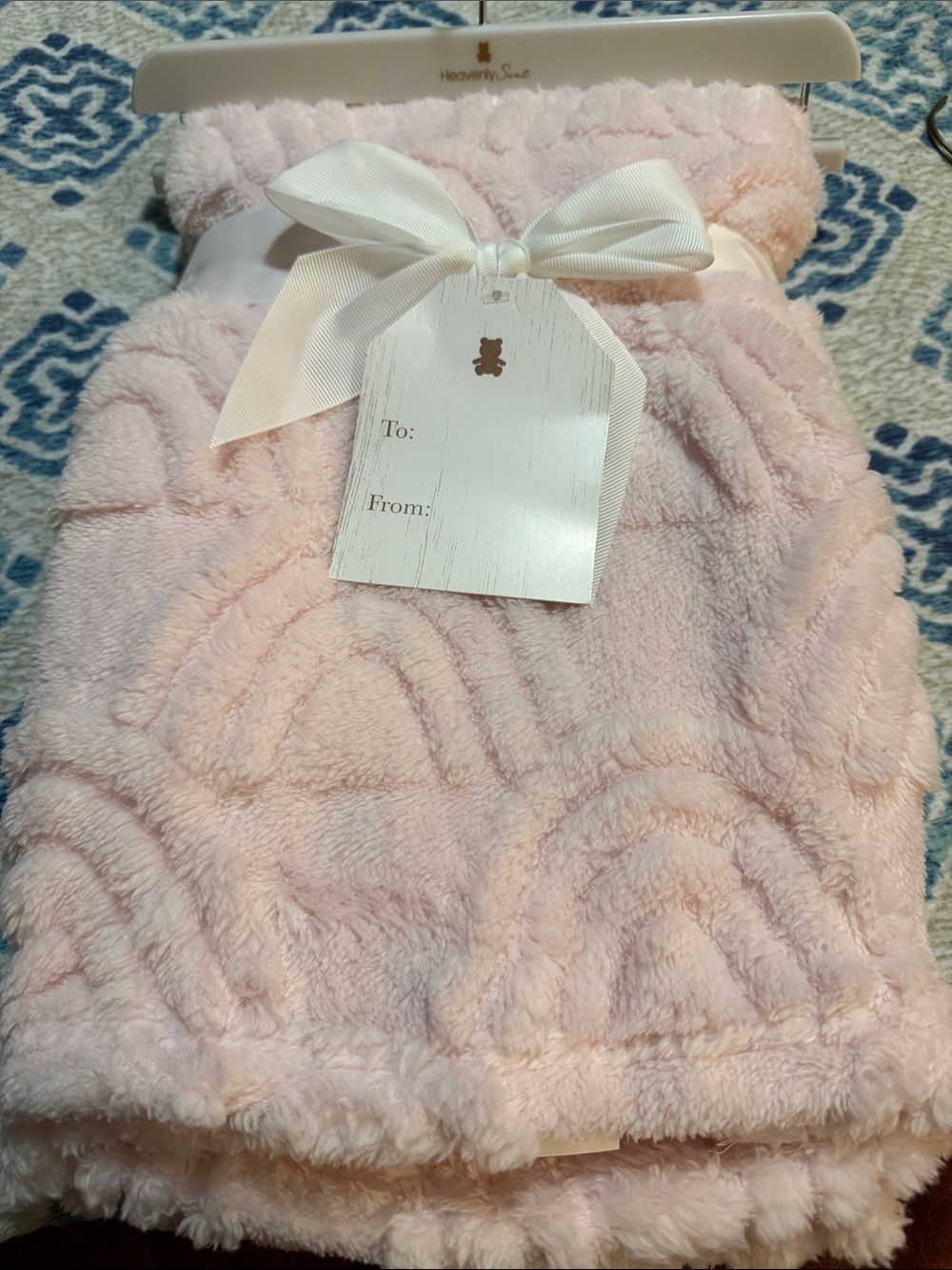 Baby Blanket - Pale Pink Plush